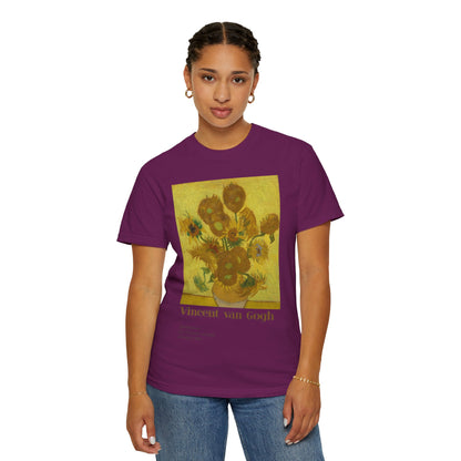 Unisex Garment-Dyed T-shirt Sunflowers by Vincent van Gogh