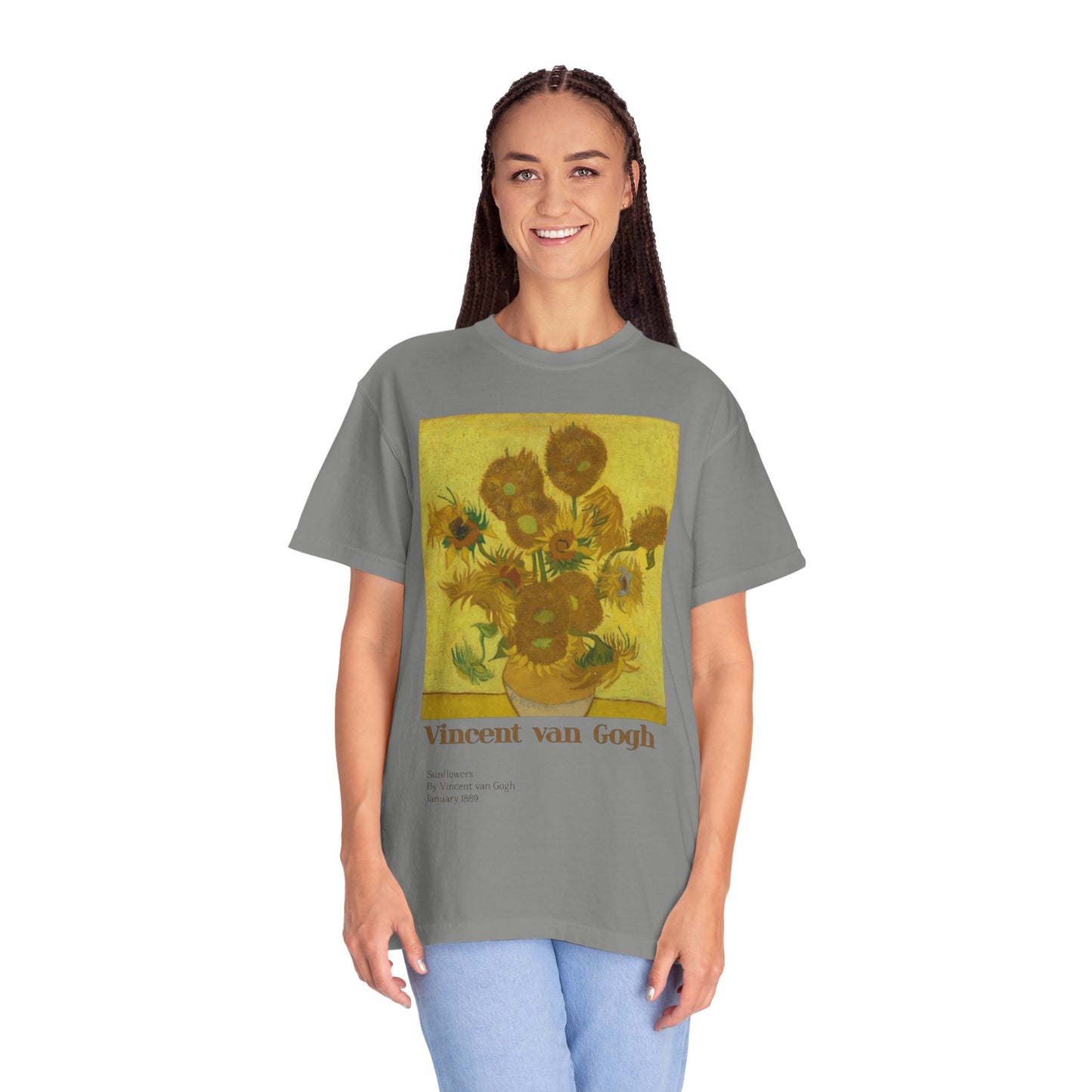 Unisex Garment-Dyed T-shirt Sunflowers by Vincent van Gogh