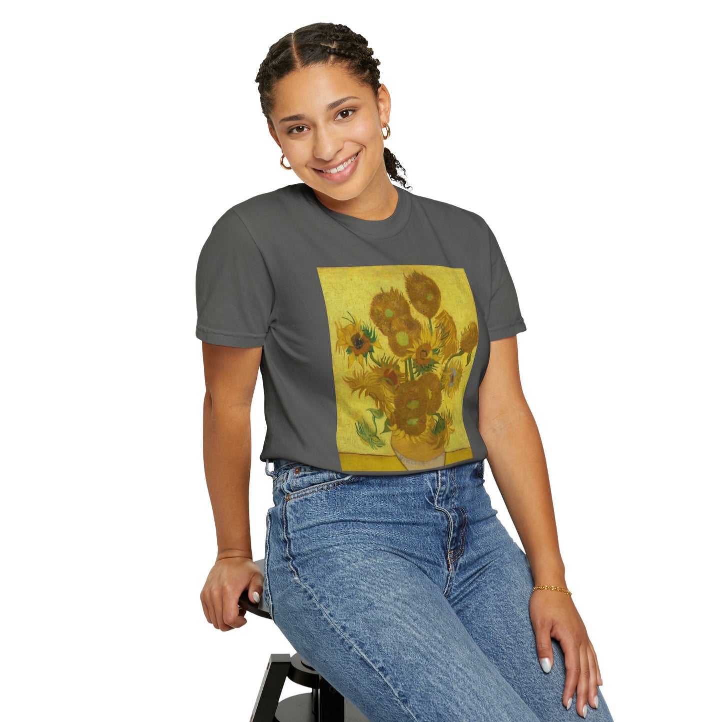 Unisex Garment-Dyed T-shirt Sunflowers by Vincent van Gogh