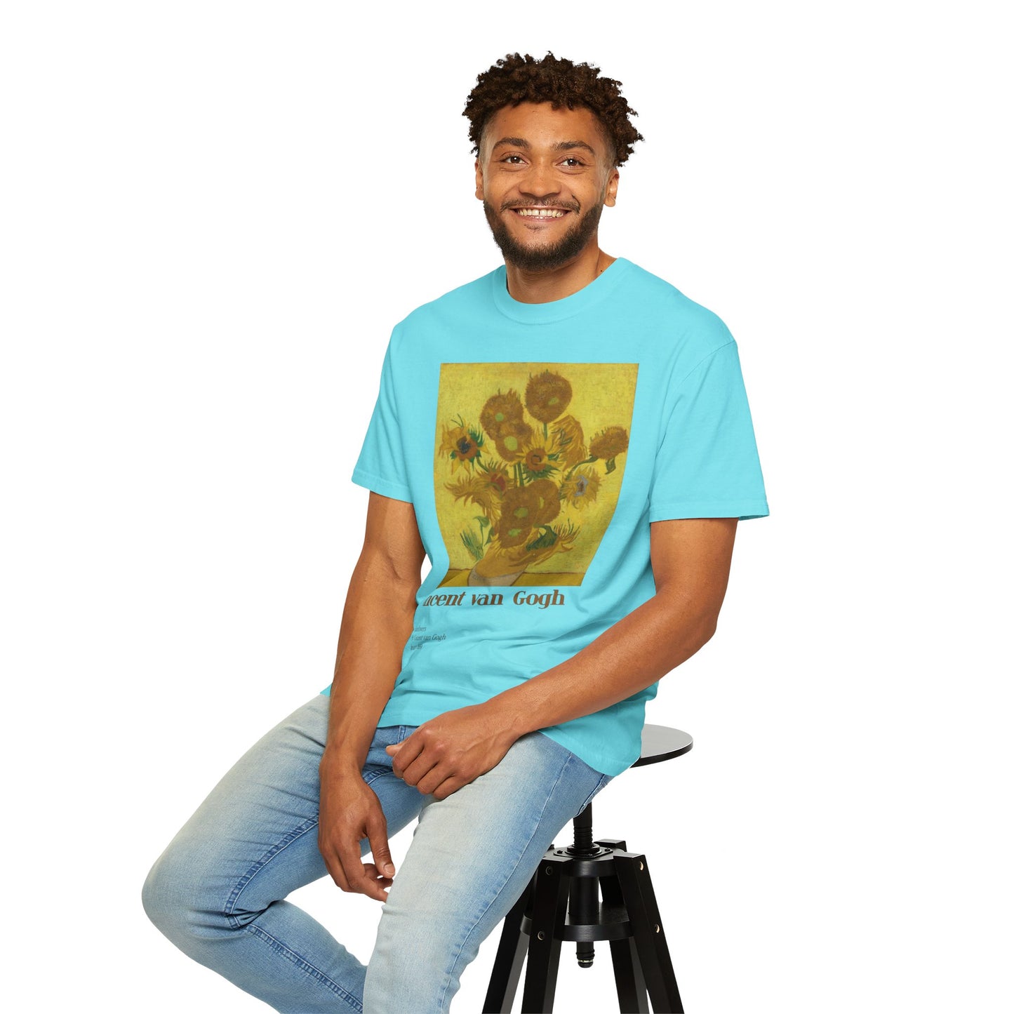 Unisex Garment-Dyed T-shirt Sunflowers by Vincent van Gogh