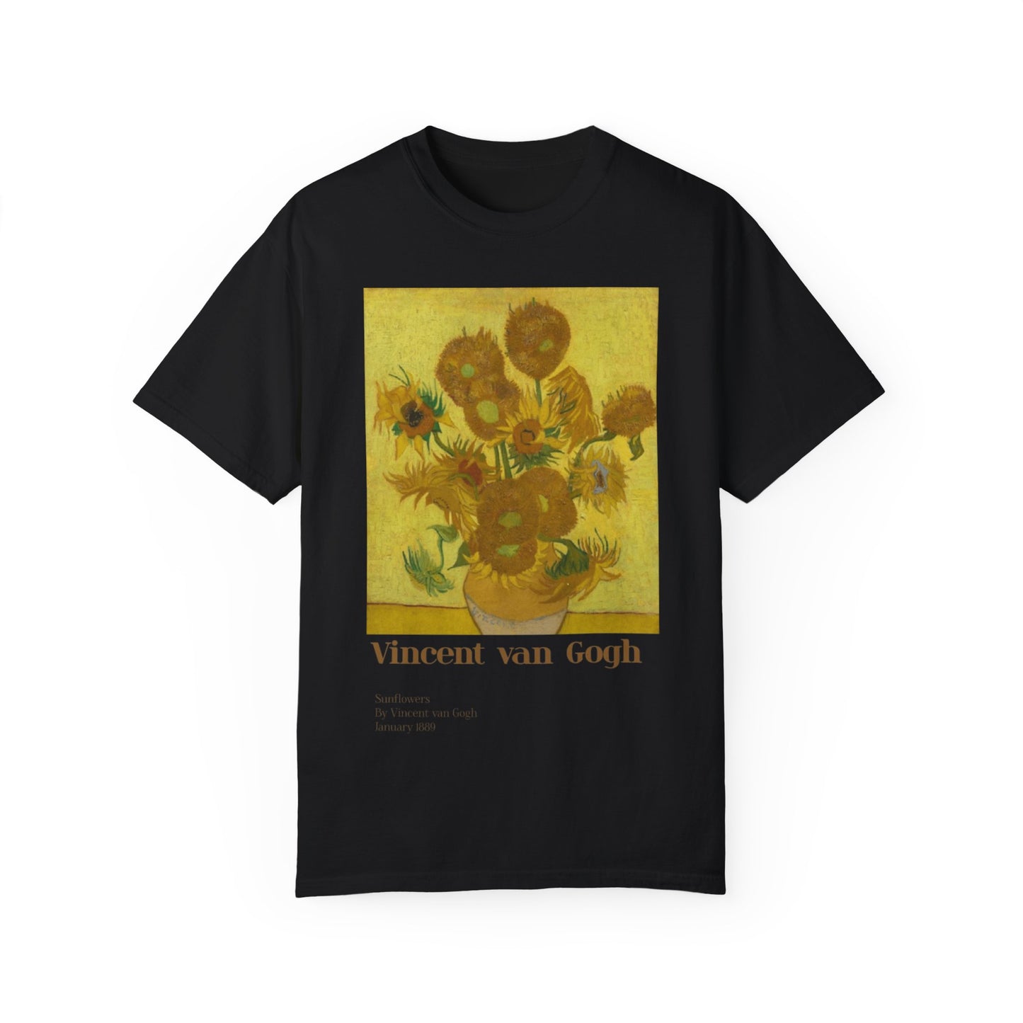 Unisex Garment-Dyed T-shirt Sunflowers by Vincent van Gogh