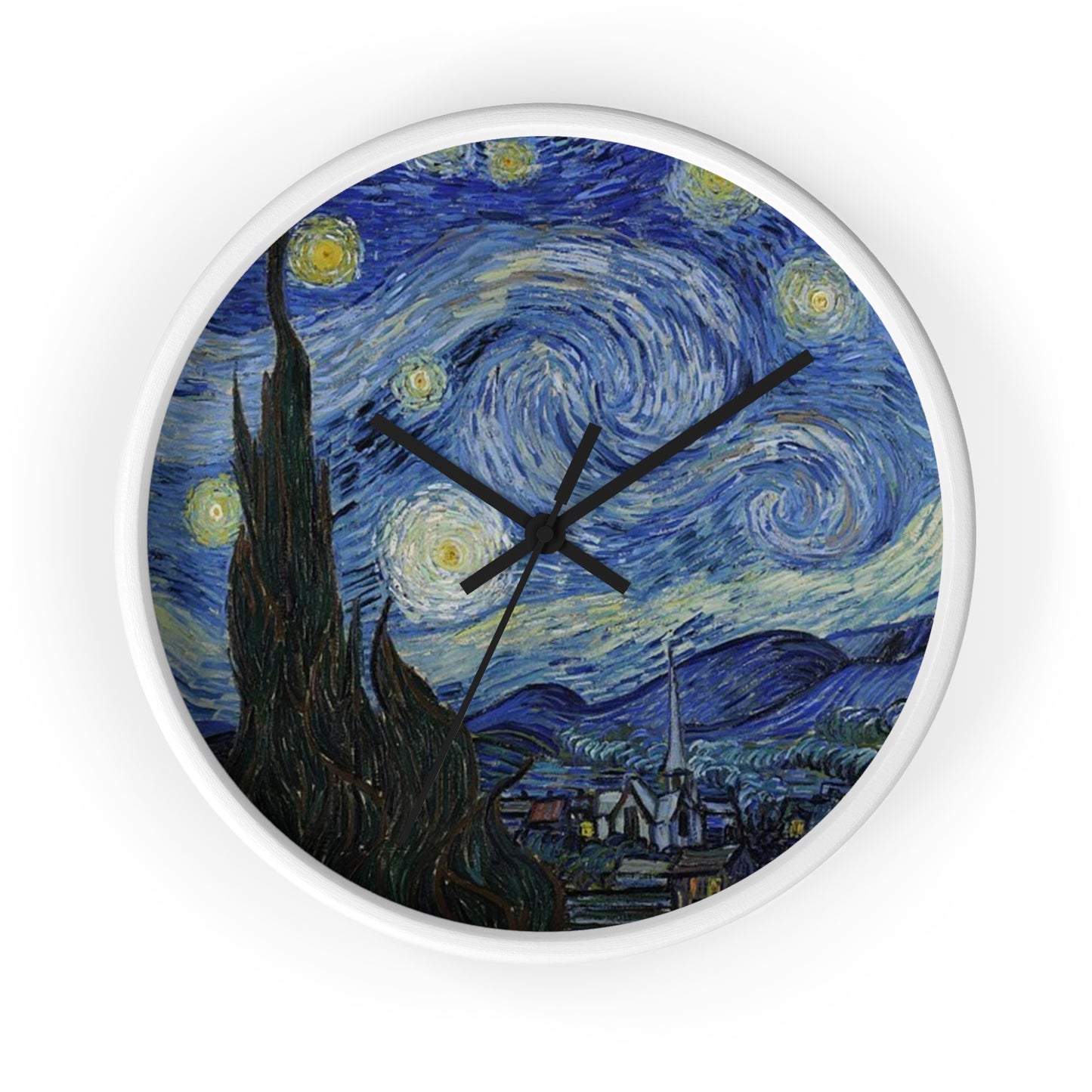 Starry Night Wall Clock