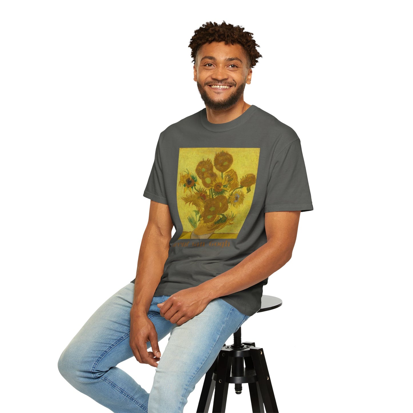 Unisex Garment-Dyed T-shirt Sunflowers by Vincent van Gogh