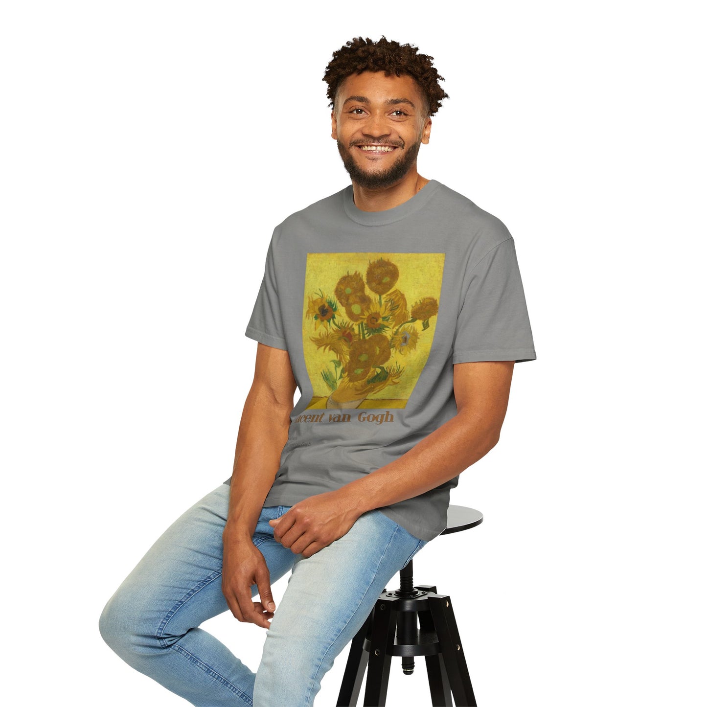 Unisex Garment-Dyed T-shirt Sunflowers by Vincent van Gogh