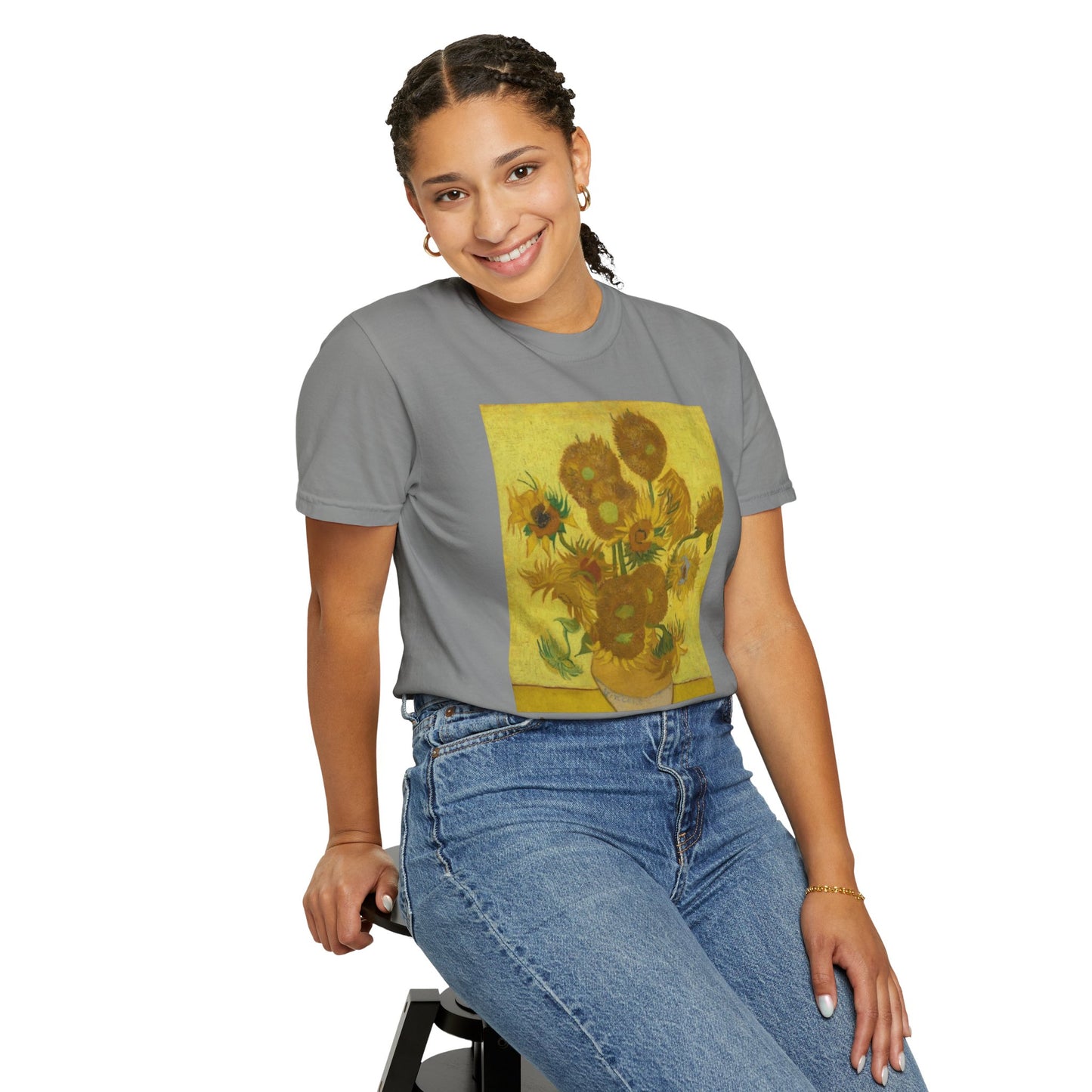 Unisex Garment-Dyed T-shirt Sunflowers by Vincent van Gogh