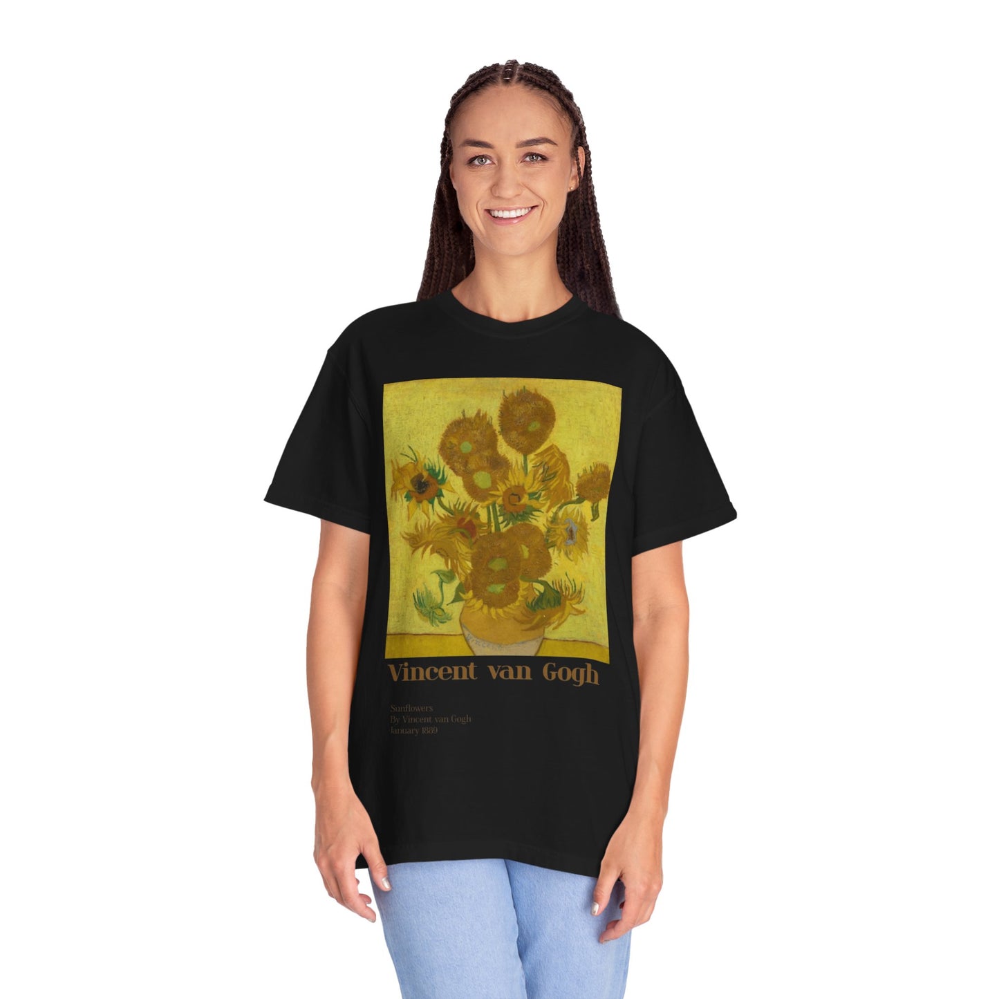 Unisex Garment-Dyed T-shirt Sunflowers by Vincent van Gogh