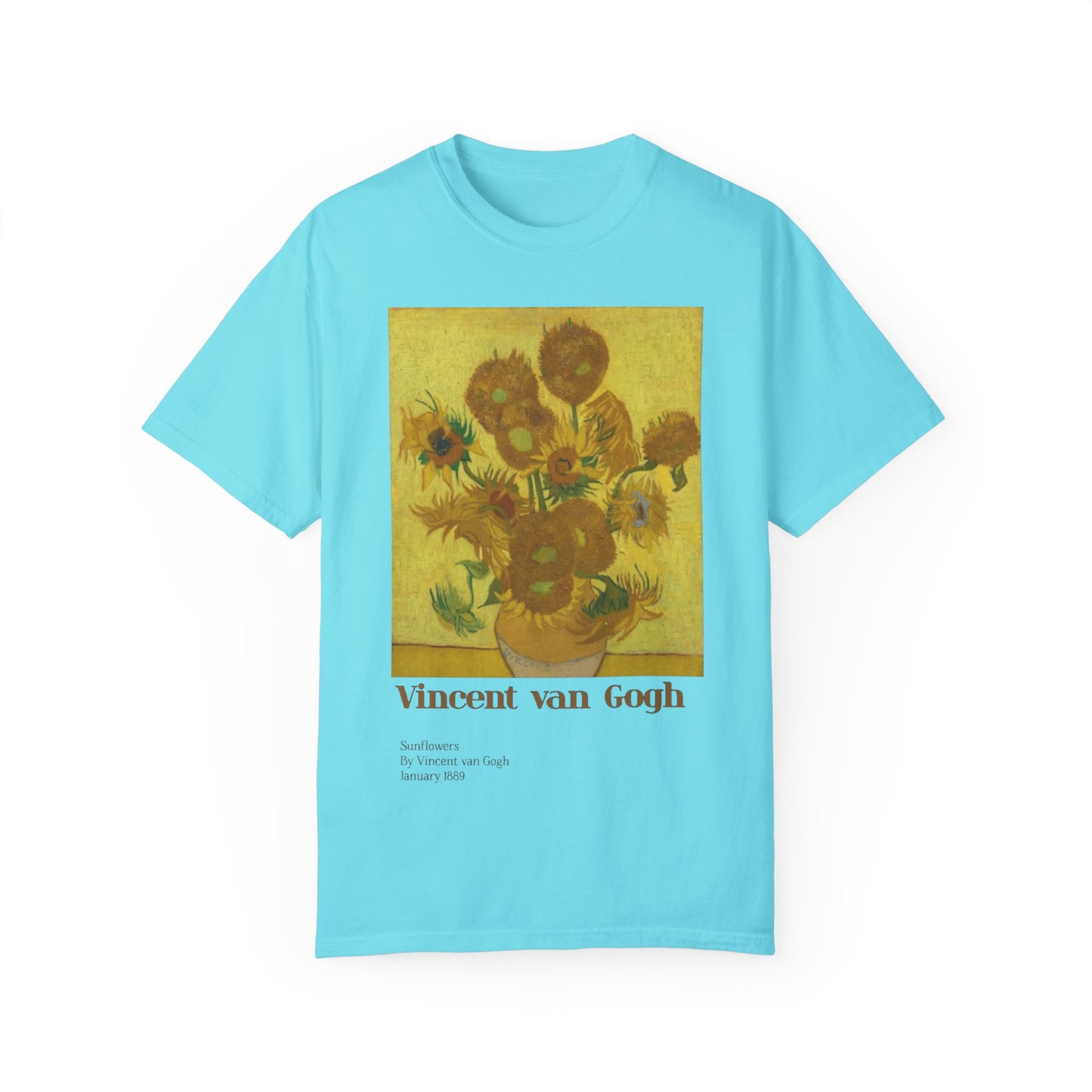 Unisex Garment-Dyed T-shirt Sunflowers by Vincent van Gogh