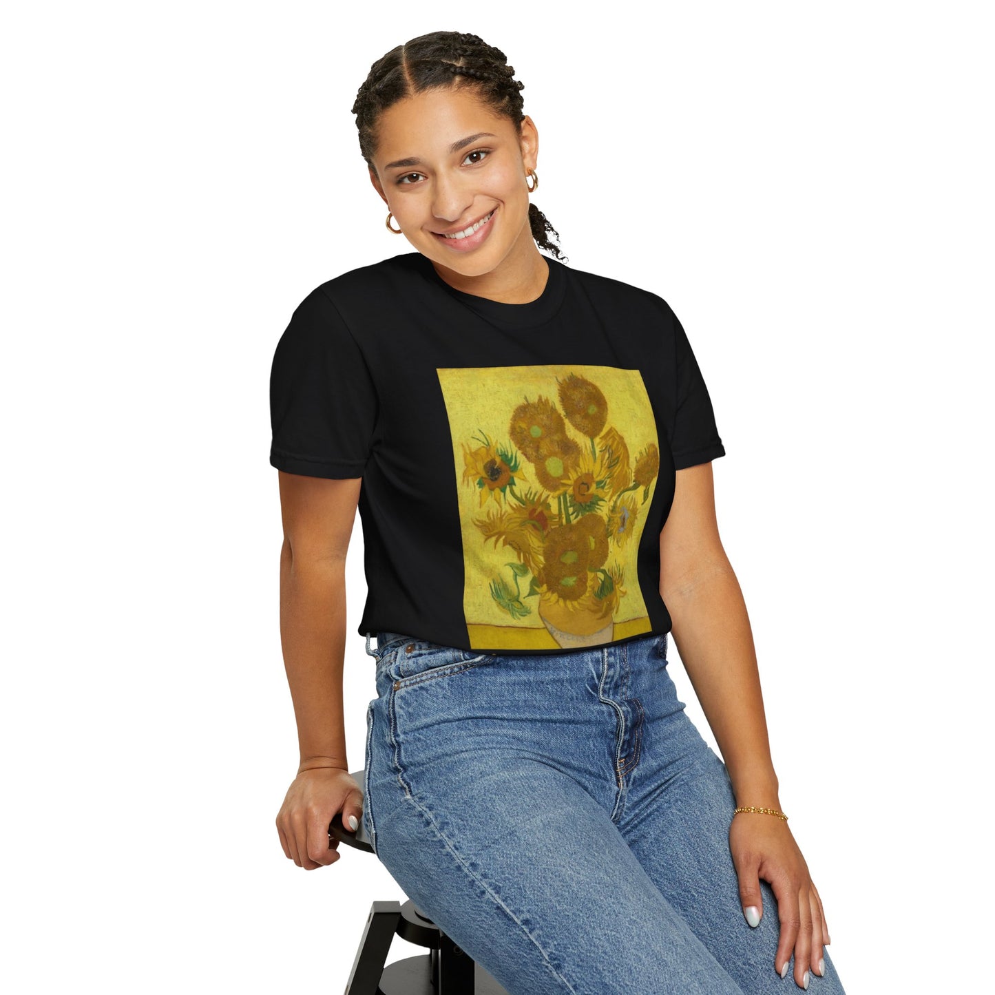 Unisex Garment-Dyed T-shirt Sunflowers by Vincent van Gogh