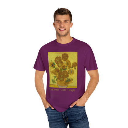 Unisex Garment-Dyed T-shirt Sunflowers by Vincent van Gogh