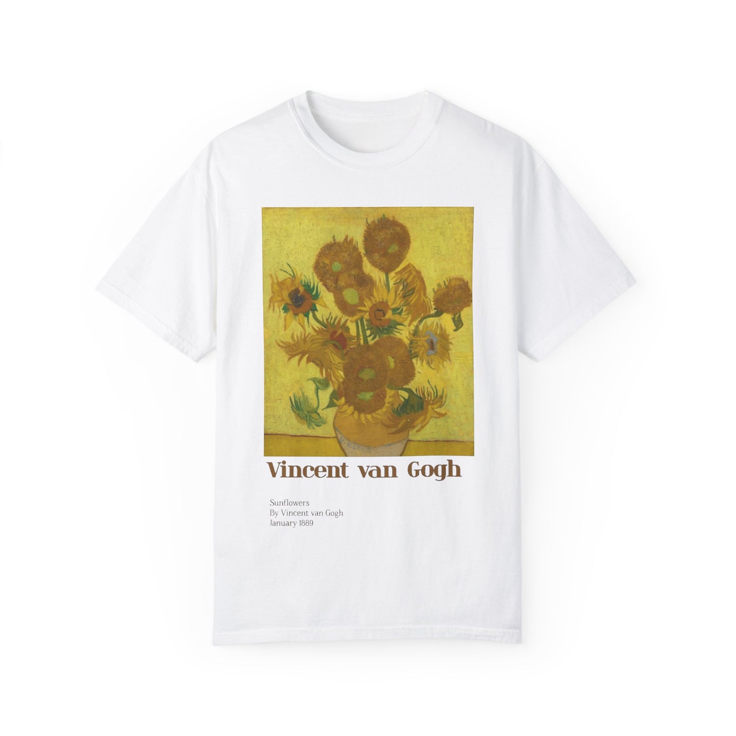 Unisex Garment-Dyed T-shirt Sunflowers by Vincent van Gogh