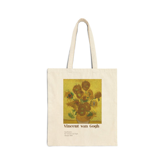 Sunflowers Cotton Canvas Tote Bag