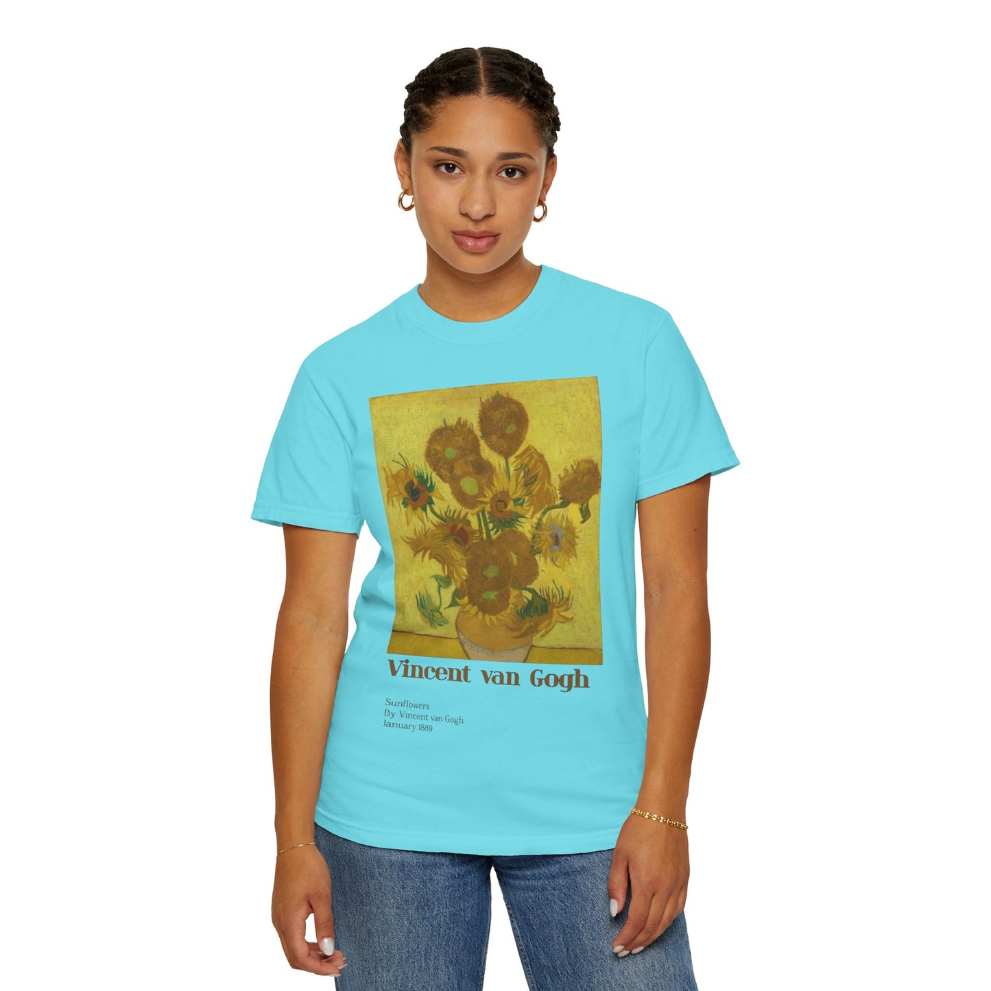 Unisex Garment-Dyed T-shirt Sunflowers by Vincent van Gogh