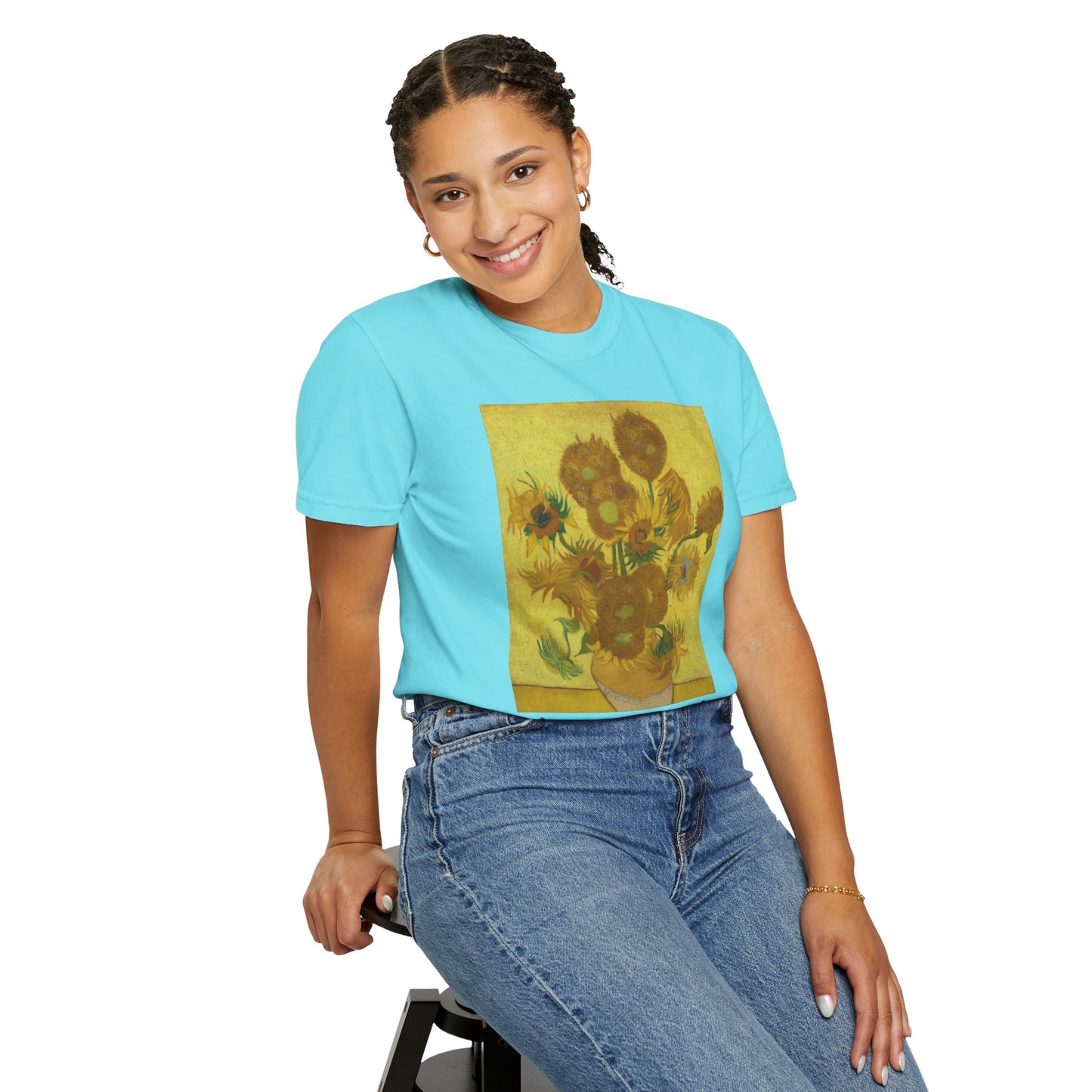 Unisex Garment-Dyed T-shirt Sunflowers by Vincent van Gogh