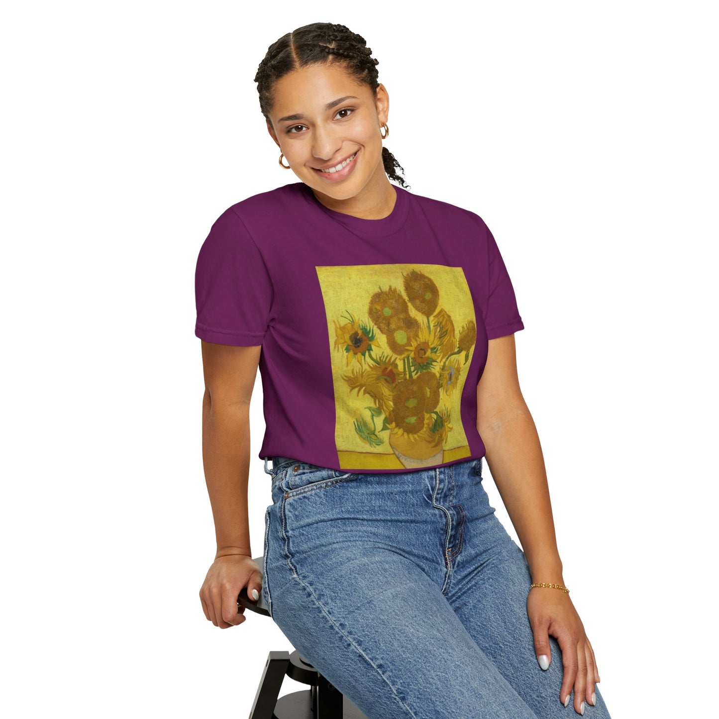 Unisex Garment-Dyed T-shirt Sunflowers by Vincent van Gogh