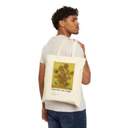 Sunflowers Cotton Canvas Tote Bag