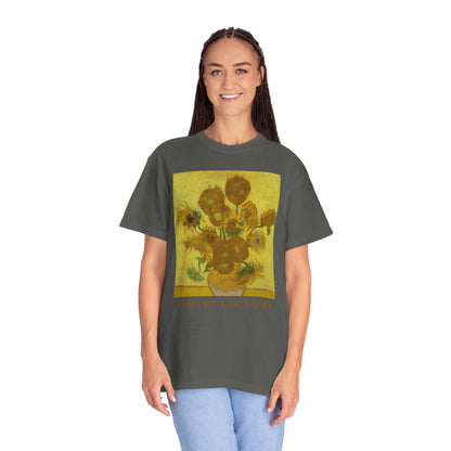 Unisex Garment-Dyed T-shirt Sunflowers by Vincent van Gogh