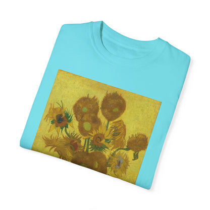 Unisex Garment-Dyed T-shirt Sunflowers by Vincent van Gogh