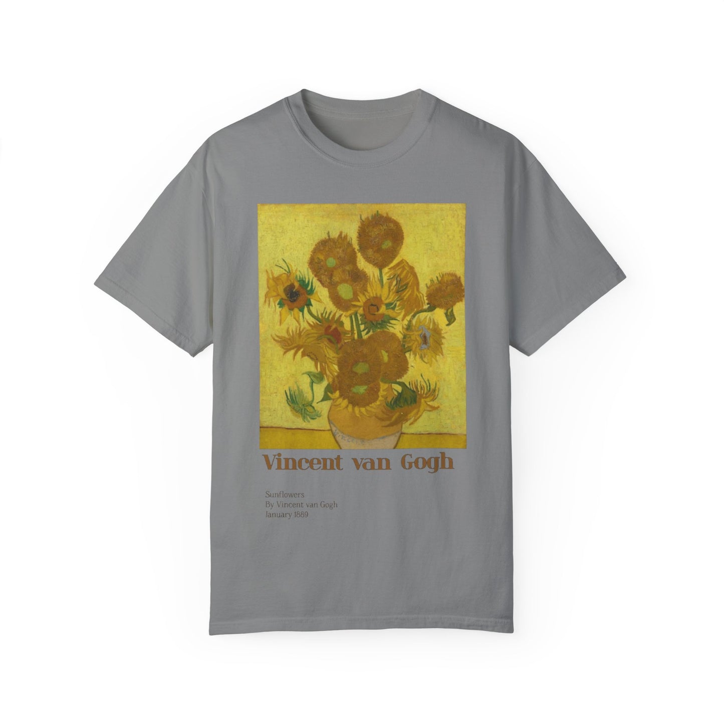 Unisex Garment-Dyed T-shirt Sunflowers by Vincent van Gogh