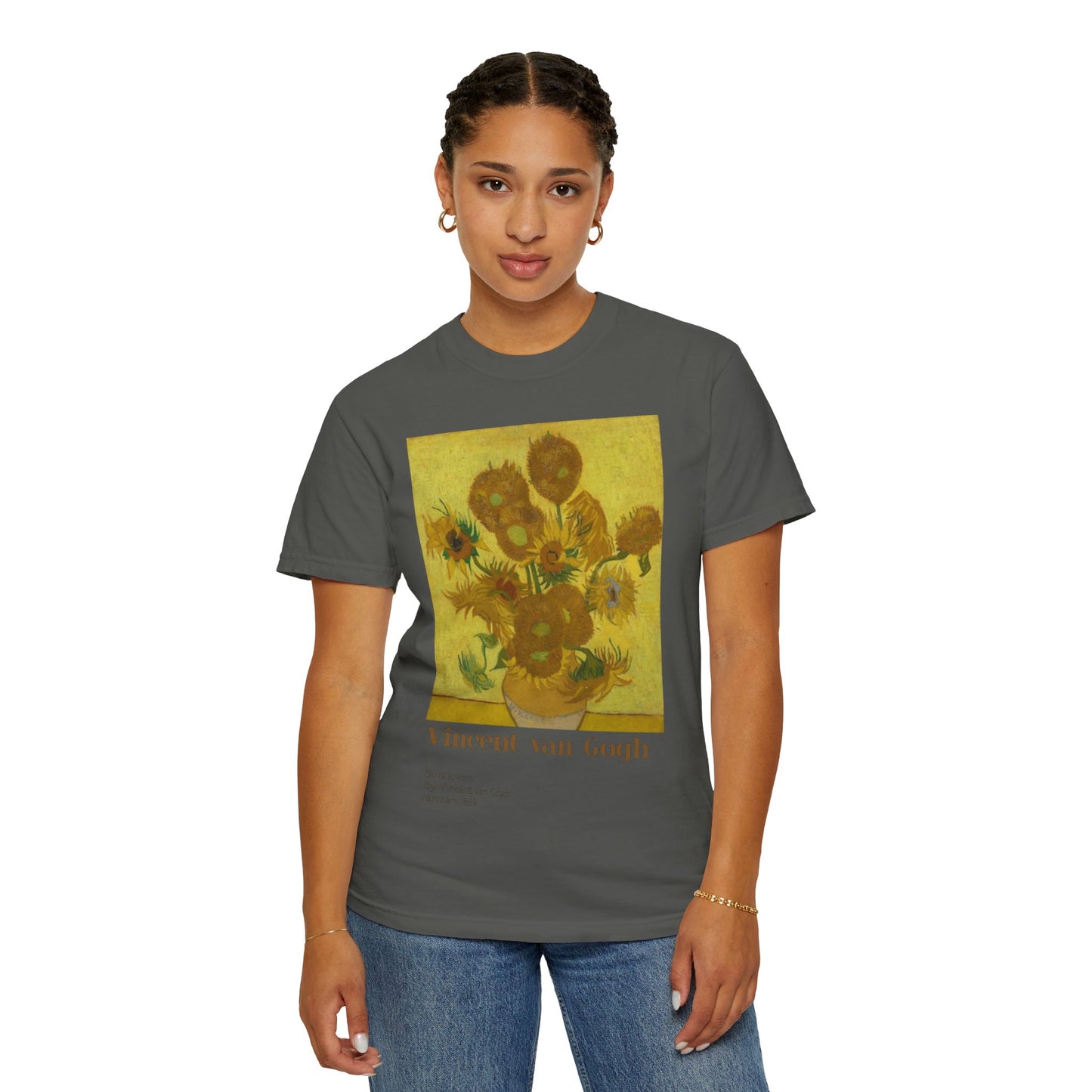 Unisex Garment-Dyed T-shirt Sunflowers by Vincent van Gogh