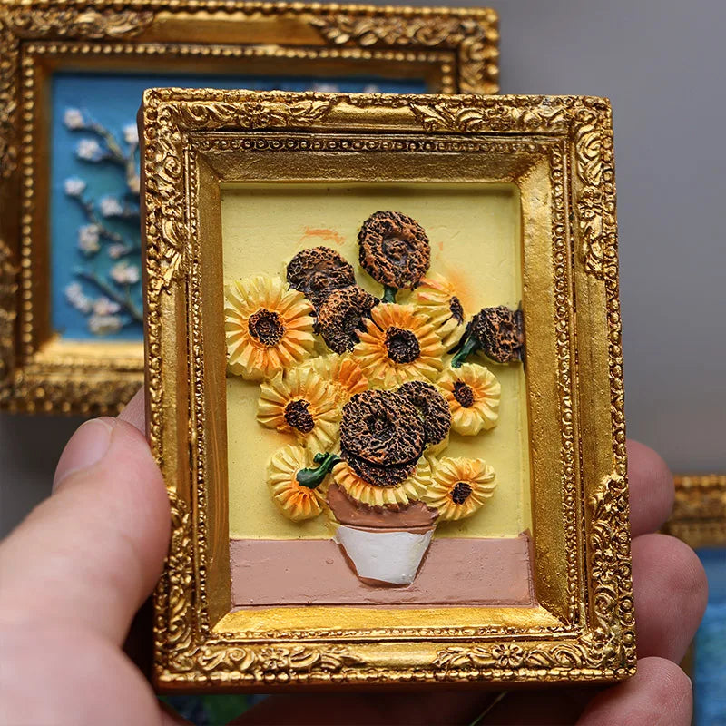 Van Gogh painting Picture frame 3d