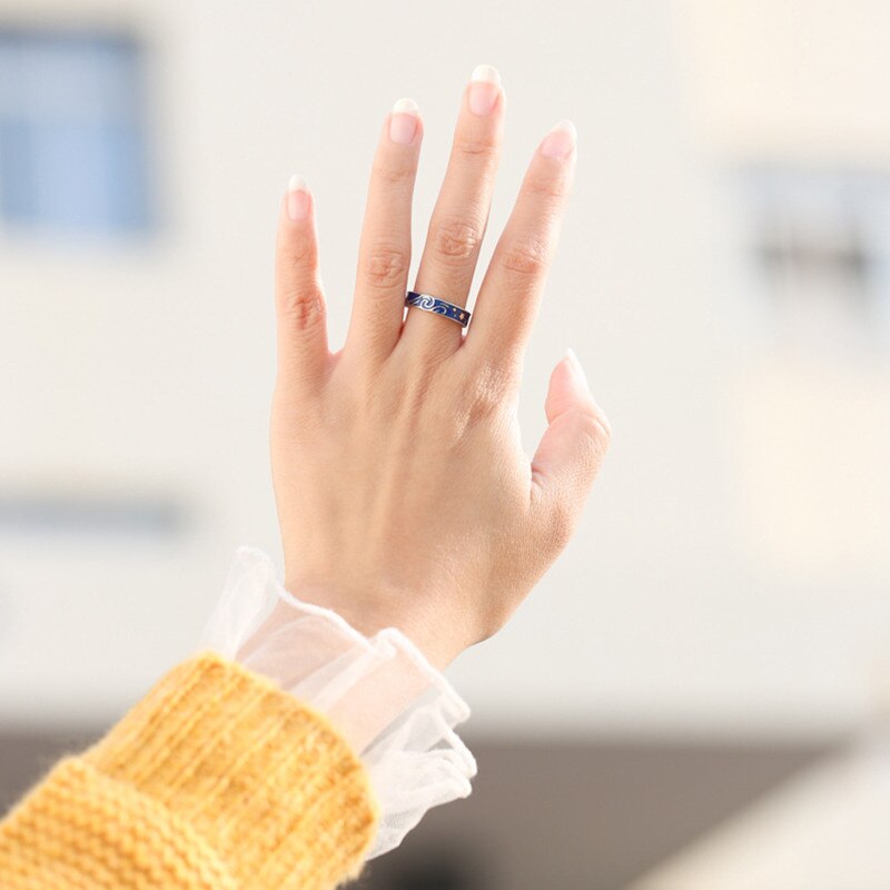 SILVER STARRY  NIGHT RINGS