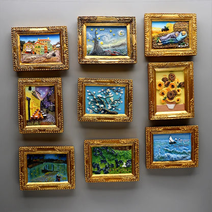 Van Gogh painting Picture frame 3d