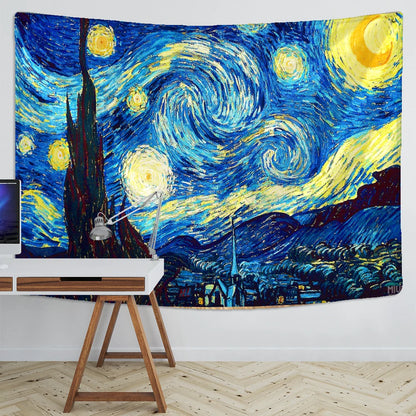 Starry Night Blanket Wall