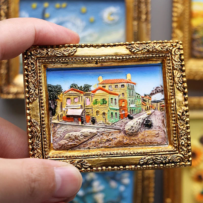 Van Gogh painting Picture frame 3d