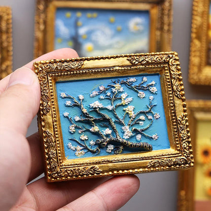 Van Gogh painting Picture frame 3d