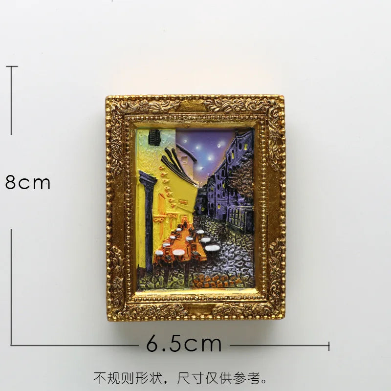 Van Gogh painting Picture frame 3d