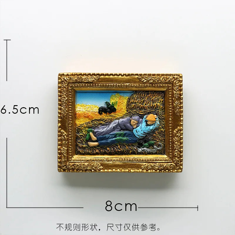 Van Gogh painting Picture frame 3d