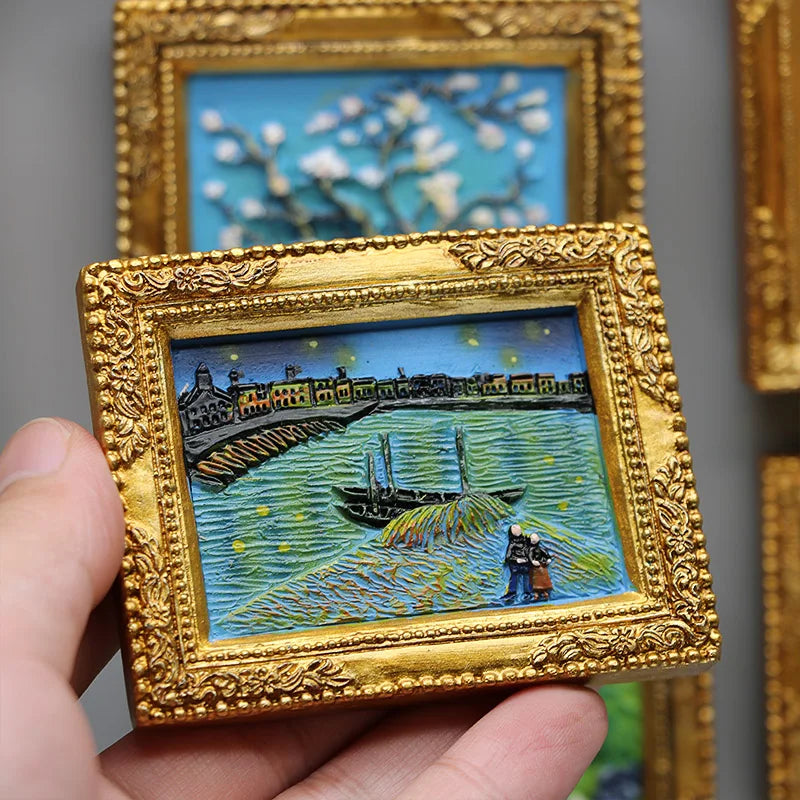 Van Gogh painting Picture frame 3d