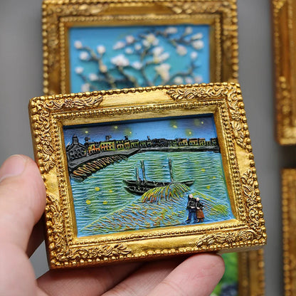 Van Gogh painting Picture frame 3d