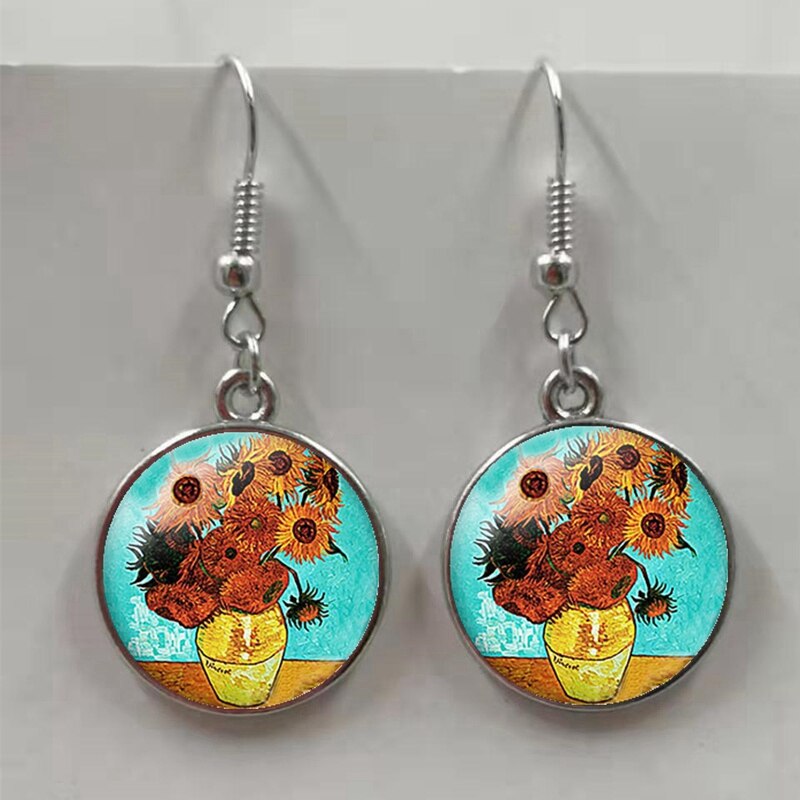 Van Gogh Painting Earrings