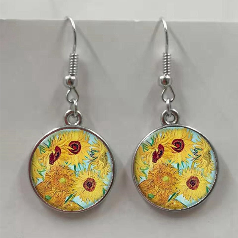 Van Gogh Painting Earrings