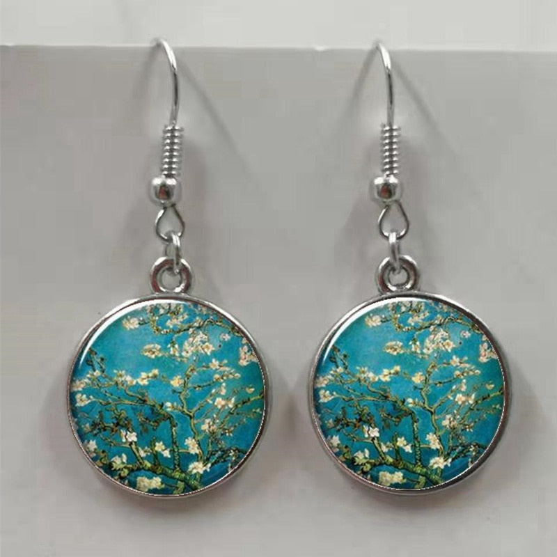 Van Gogh Painting Earrings