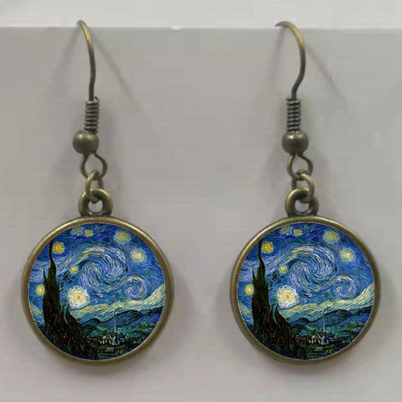 Van Gogh Painting Earrings