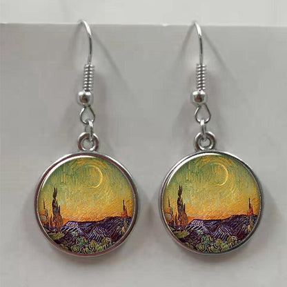 Van Gogh Painting Earrings