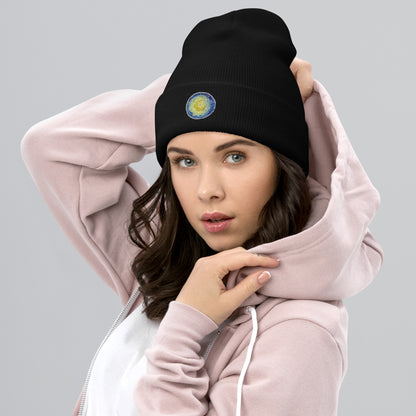 Starry night Cuffed Beanie