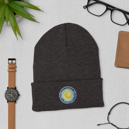 Starry night Cuffed Beanie