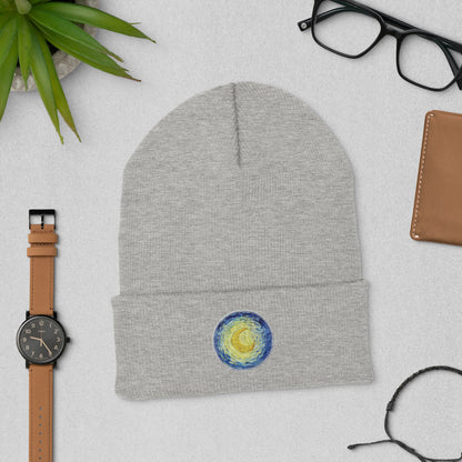 Starry night Cuffed Beanie