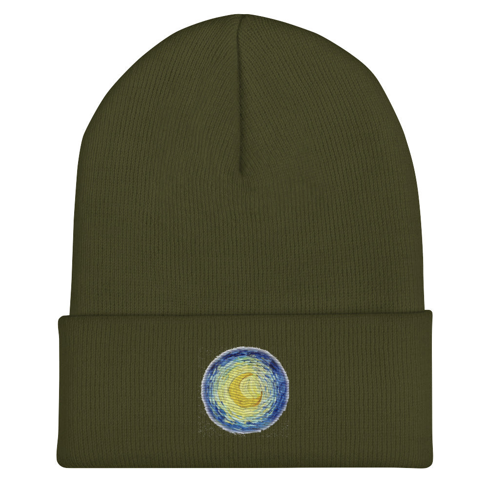 Starry night Cuffed Beanie