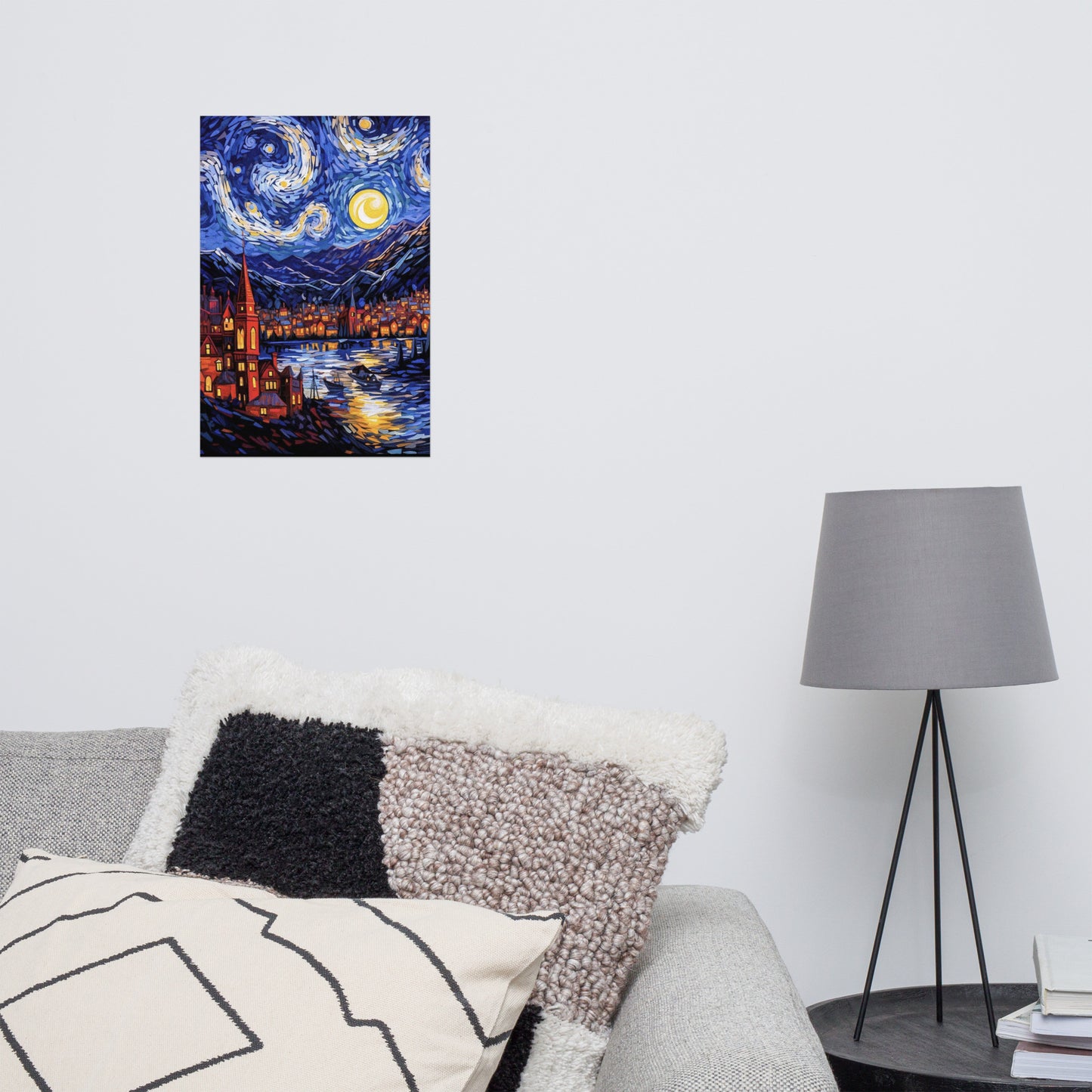 starry night inspired by van gogh Poster