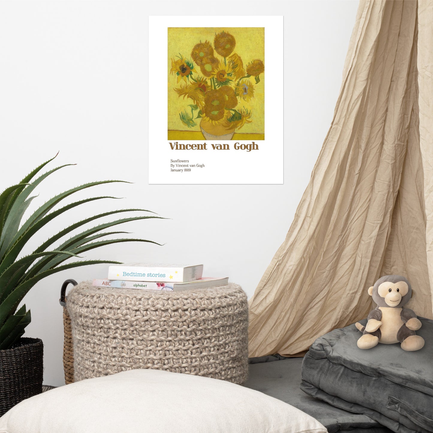 Sunflowers by van gogh Poster