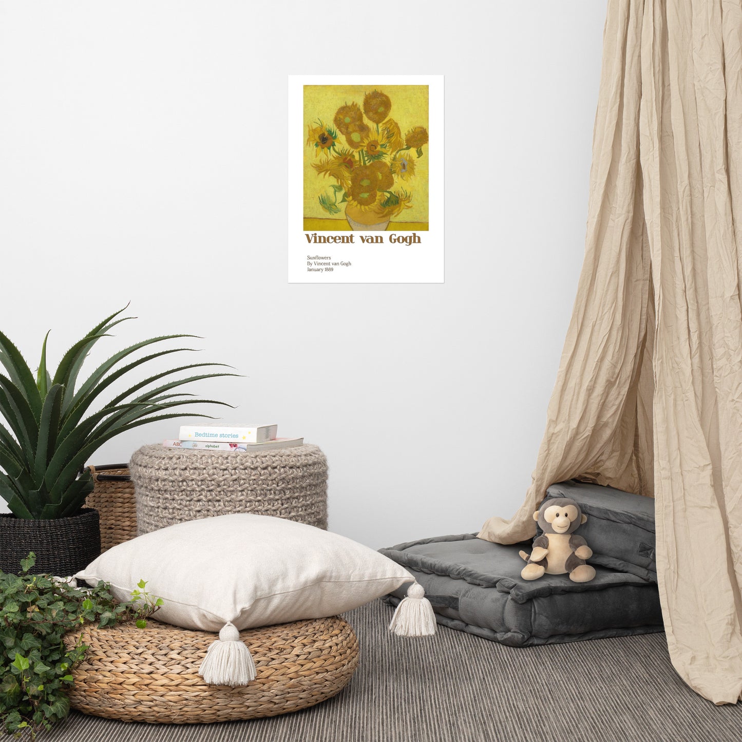 Sunflowers by van gogh Poster