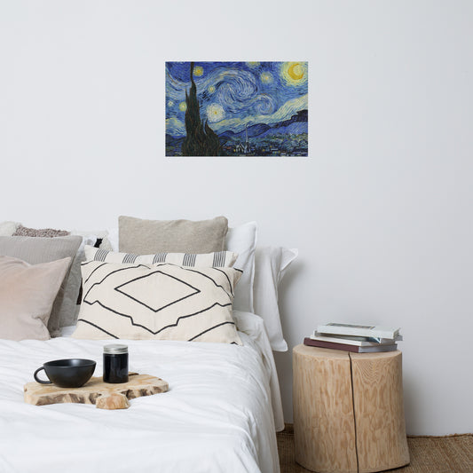 STARRY NIGHT BY VINCENT VAN GOGH POSTER