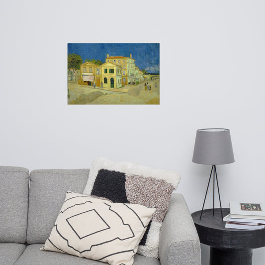 The yellow house By Vincent van Gogh Poster