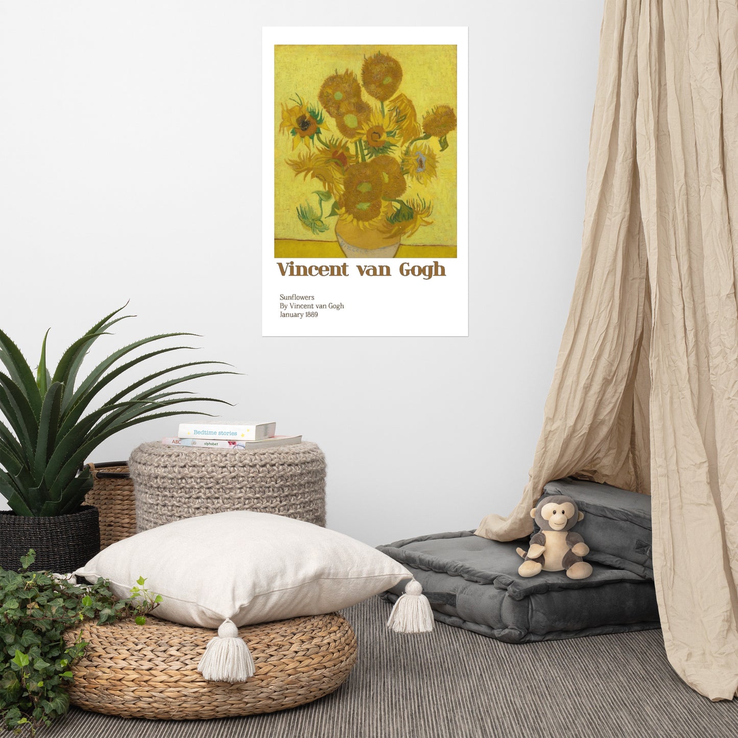 Sunflowers by van gogh Poster