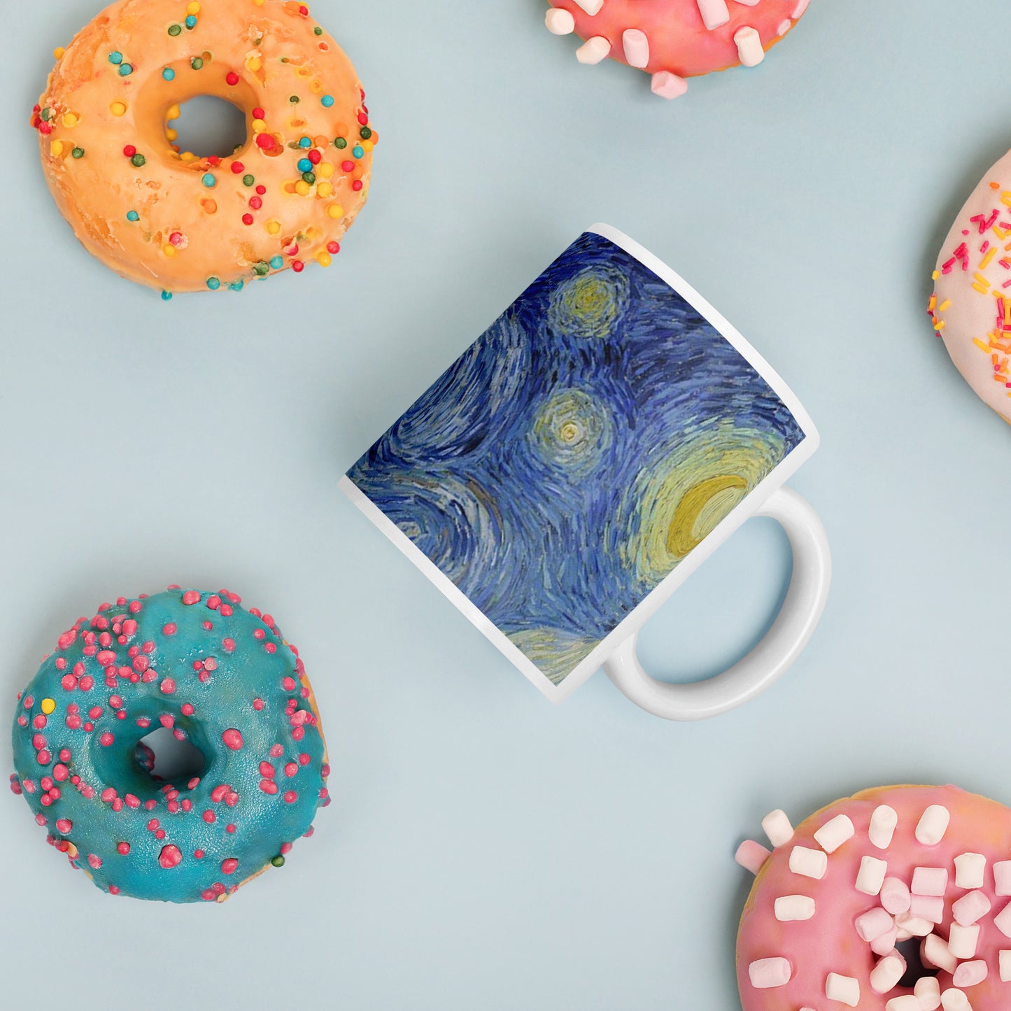 The starry night glossy mug