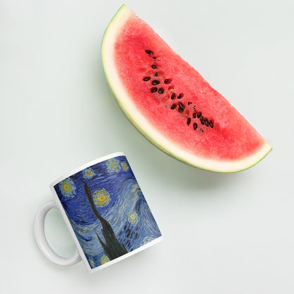 The starry night glossy mug